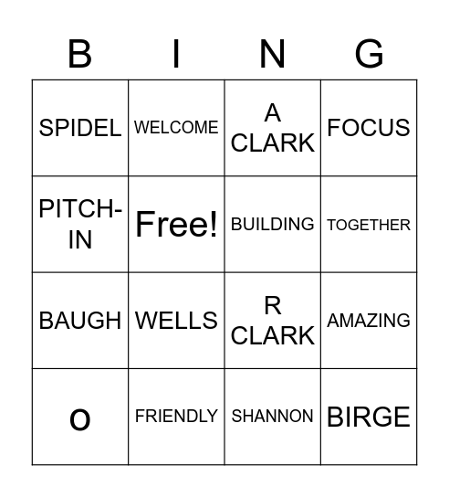 WORDLL Bingo Card