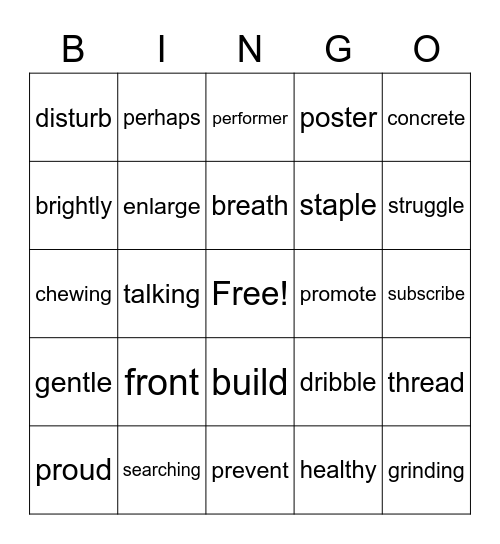 Sonday 2 Level 15 Review Bingo Card