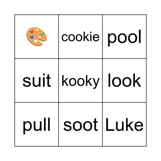 WOODEN HOOK vs. BLUE MOON Bingo Card