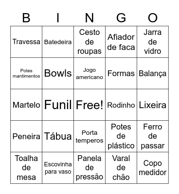 Agatha e Fabricio Bingo Card