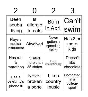 Slalom DFW Mentoring Program Bingo Card