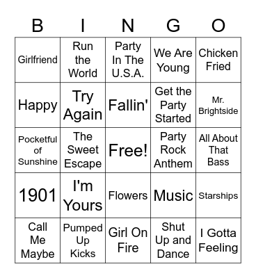 2000s-Today (Part 2) Bingo Card