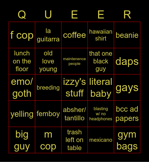 BCC Bingo 2.0 Bingo Card