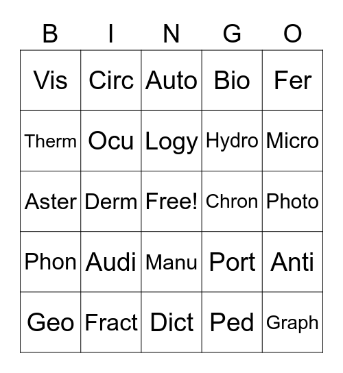 greek-and-latin-roots-bingo-card