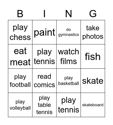 FF3 unit 2 Bingo Card