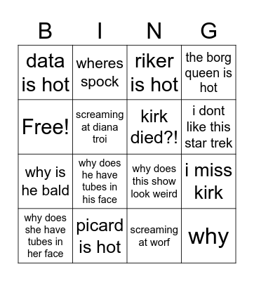 school project Bingo Card