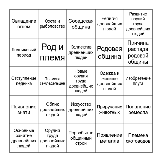 Отчет путешественников во времени Bingo Card