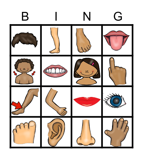 BODY Bingo Card