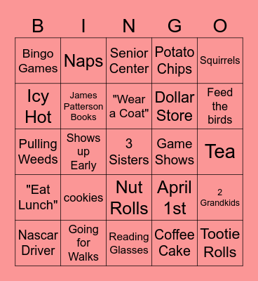 Happy 80th Birthday Joyce Bingo Card