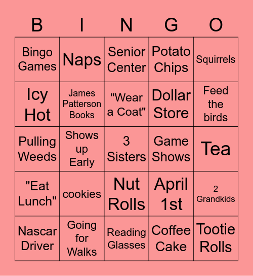 Happy 80th Birthday Joyce Bingo Card
