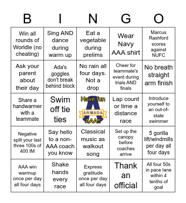 Far Western Bingo 2023 Bingo Card