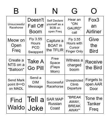 Random All Bingo Card