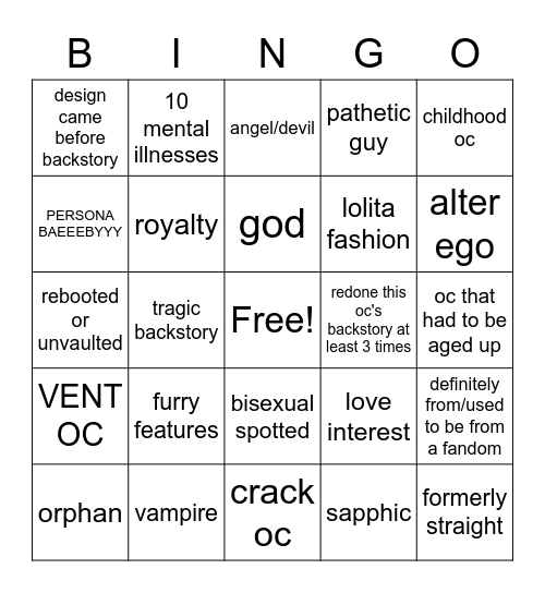 BBQ BINGO! Bingo Card