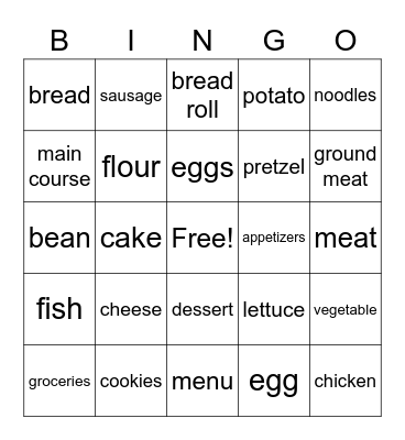Essen Bingo Card
