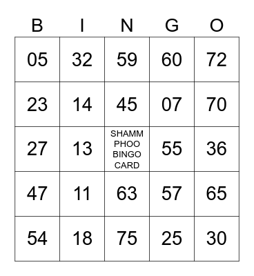 FRESH and HOT PANDESAL Bingo Card