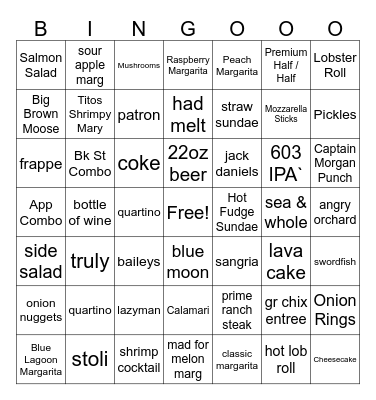 Spring Weathervane Bingo Card