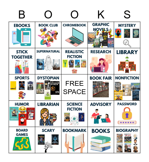 LOVE your LIBRARY Bingo! Bingo Card