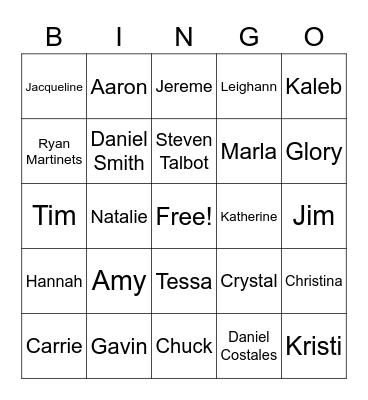 OneEighty Fun Facts Bingo Card