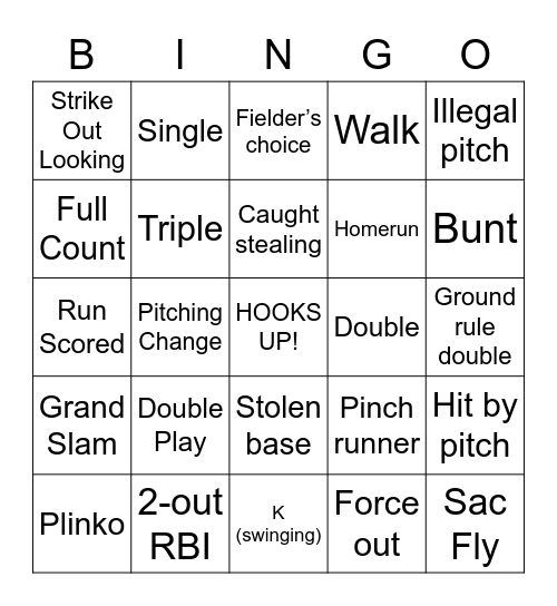 SHU Pirates Softball 2023 Bingo Card