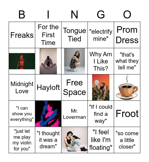 Music Bingo (IndiePopAlt) Bingo Card
