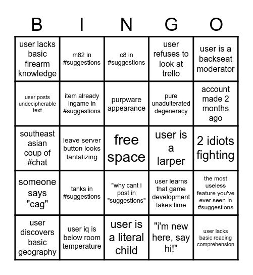 pl5 discord bingo Card