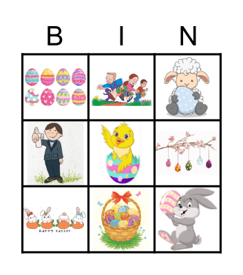 Easter Bingo Card