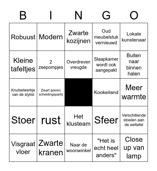 VT WONEN BINGO Card