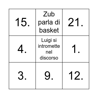 Bingo Rinko Bingo Card