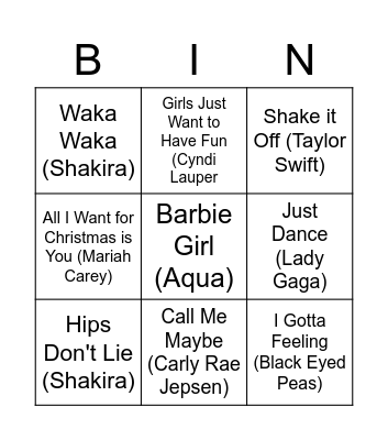BINGO MUSIKATUA Bingo Card