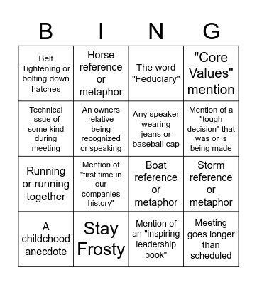 BHG-DC1-BINGO Card