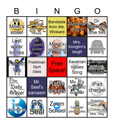 GC Bingo! Bingo Card