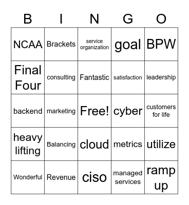 yes Bingo Card