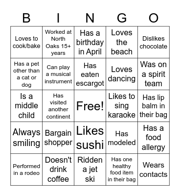 PATIENT ACCESS WEEK 2023 Bingo Card