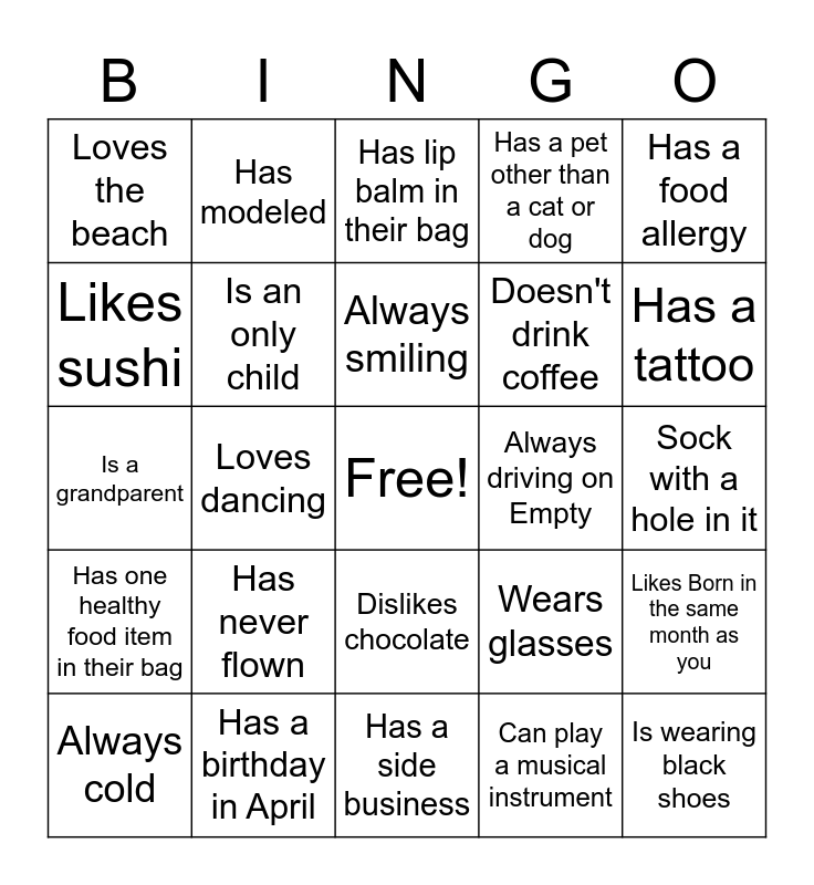 PATIENT ACCESS WEEK 2023 Bingo Card