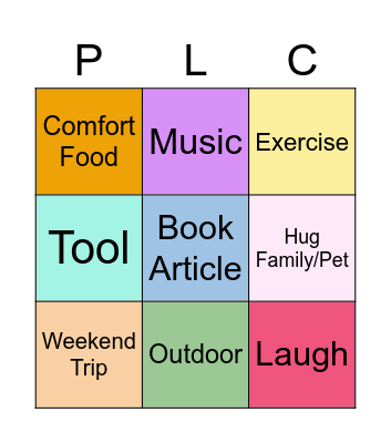 PLC March AHM Bingo Card