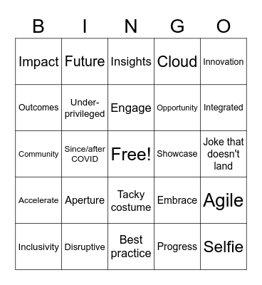 Elive bingo Card