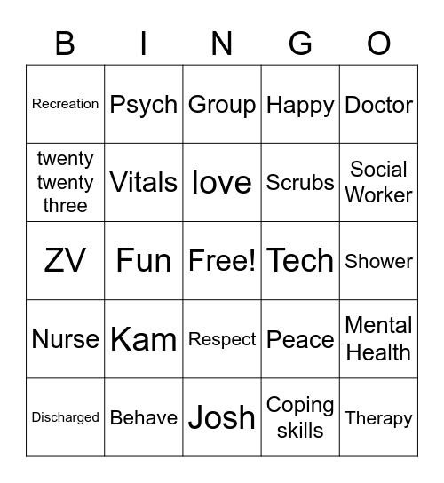 Beacon Bingo Card