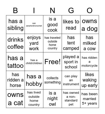 UHCT E&I Leadership Bingo Card