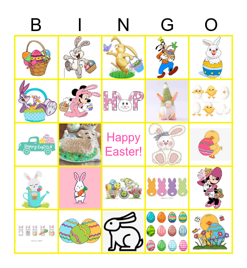 Eggstra Special Bingo Card