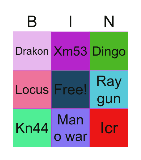 Bo3 Pap Bingo Challenge Bingo Card