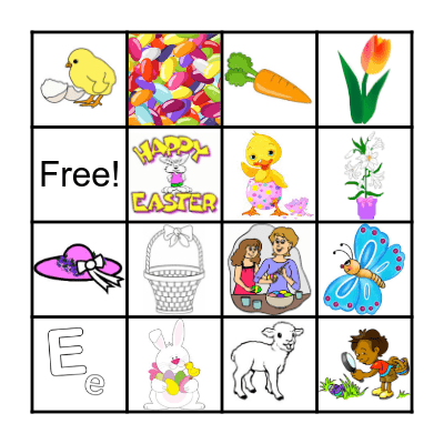 EASTER BINGO Card