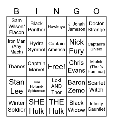 C2E2 Bingo - Bryce Bingo Card