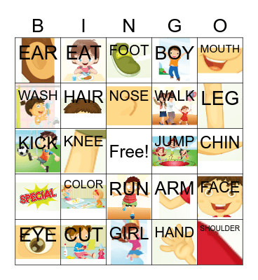 I AM SPECIAL. IT'S ME! Bingo Card