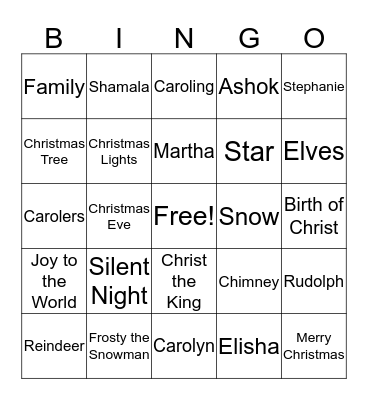 Treasury Services Bingo Card