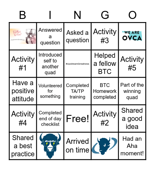 BTC Bingo Card