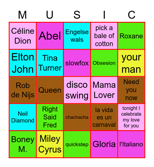 Paasbingo Card