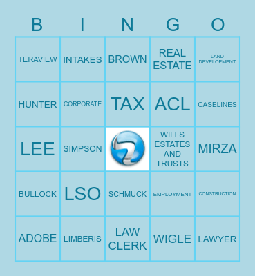 SimpsonWigle LAW Admin Week Bingo Card