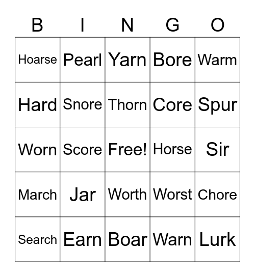 Un Bingo Card