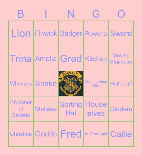 Bingo Binog Bingo Card