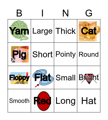 A Barn Full of Hats Bingo Card